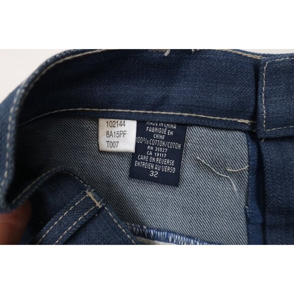 Deadstock Vintage 90s Marithe Francois Girbaud Mens 32 Baggy Denim Jean Shorts - Picture 11 of 16